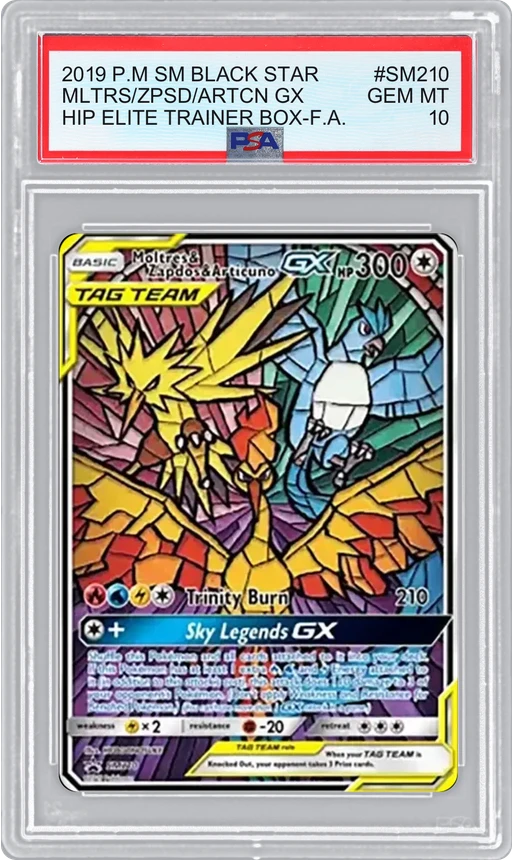 2019 P.M SM BLACK STAR HIP ELITE TRAINER BOX-F.A. MLTRS/ZPSD/ARTCN GX #SM210 PSA 10