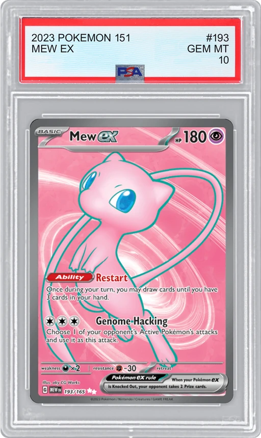 2023 POKEMON 151 MEW EX #193 PSA 10